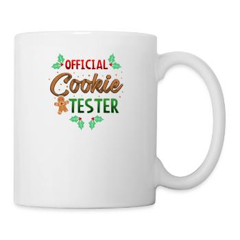Official Cookie Tester Christmas Gift - Mug - white - Right