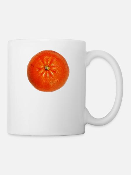 mandarin mandarine veggie gemuese fruits1 - Tasse - Weiß