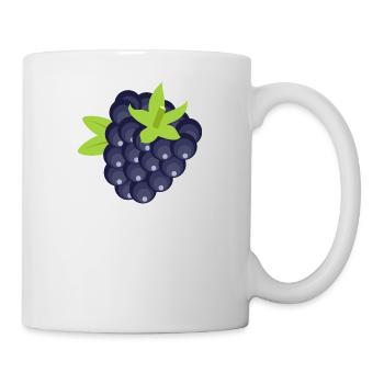blackberry blackberry fruit veggie vegetables fruits3 - Mug - white - Right