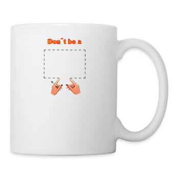 Don't be a square! Pulp Fiction - movie quote - Mug - white - Right