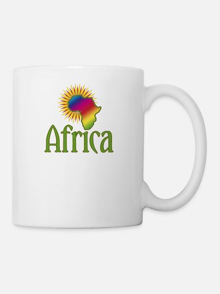 Africa Continent Wilderness Safari Roots Reggae Music - Mug - white
