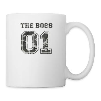 The Boss Partner Partnershirt Liebe Geschenk Love - Tasse - Weiß - Rechts