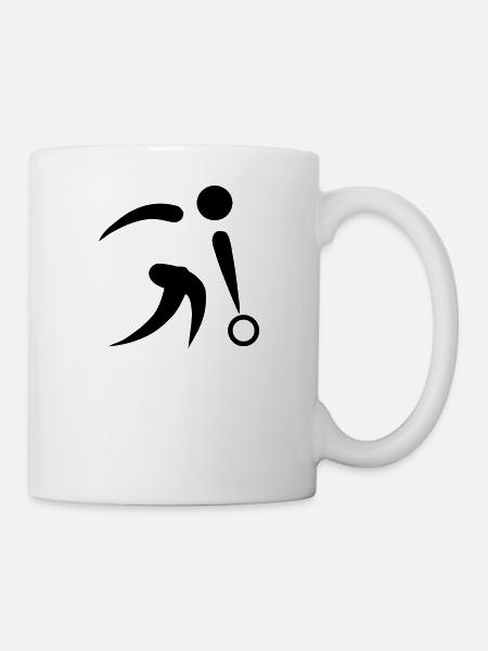bowling - Mug blanc - blanc