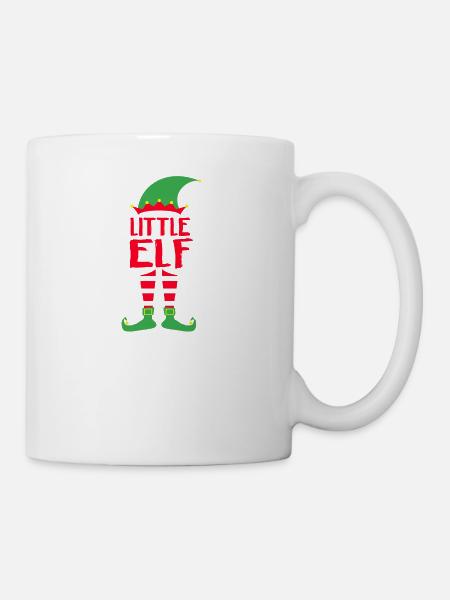 Little Elf - Weihnachten Familie Geschenk Xmas - Tasse - Weiß
