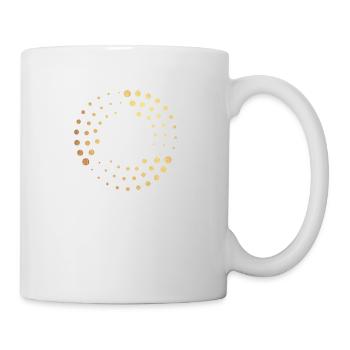 golden dots - Mug - white - Right