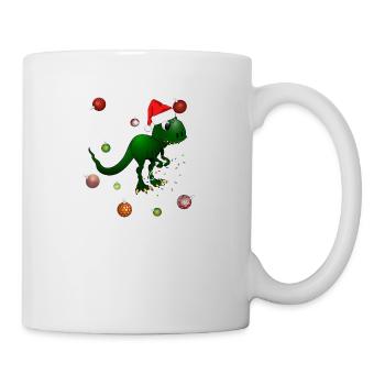 Dinosaur Noël Rawr - Mug blanc - blanc - Droite