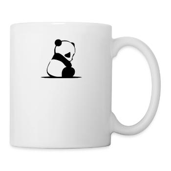 Non Non shirt Aujourd'hui drôle Lazy Panda - Mug blanc - blanc - Droite