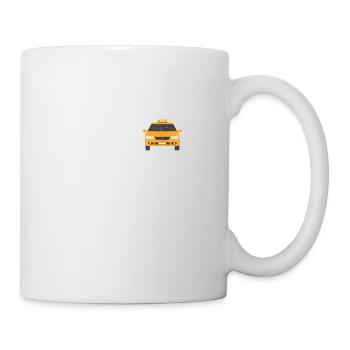 les chauffeurs de taxi en taxi évolution cadeaux de la cabine de voiture - Mug blanc - blanc - Droite
