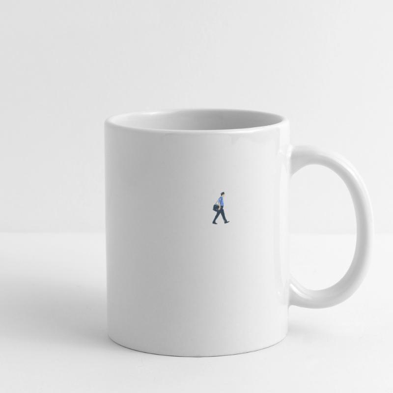 évolution Postman, profession du travail placarder Mug blanc