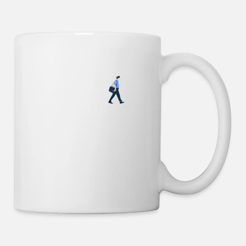 Postbote Evolution geschenk job beruf post brief - Tasse - Weiß