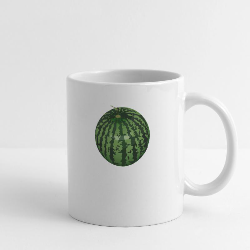 veggie pastèque pastèque melon melon gemues Mug blanc