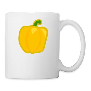 paprika chilli chili pepper citrus veggie vegetable - Mug - white - Right