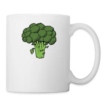 broccoli broccoli veggie gemuese vegetables1 - Mug - white - Right
