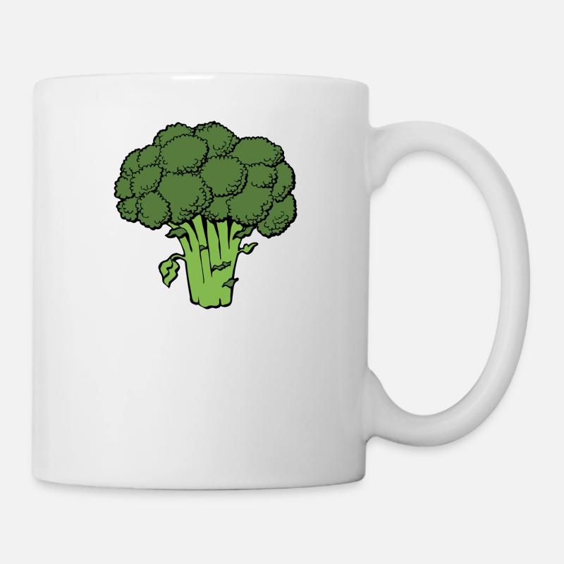 broccoli broccoli veggie gemuese grøntsager1 - Kop/krus - hvid