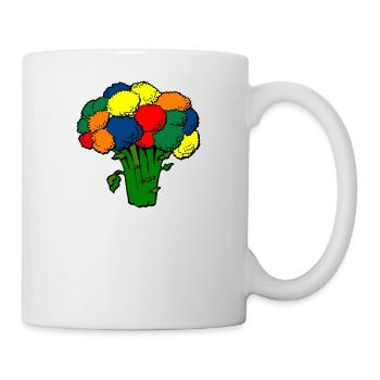 broccoli broccoli veggie gemuese vegetables13 - Mug - white - Right
