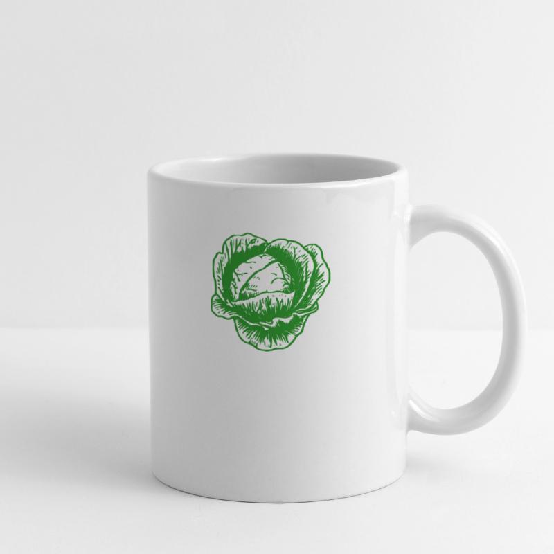 cabbage red cabbage white cabbage cabbage kale veggie gemuese Mug