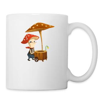 mushrooms mushrooms fungi veggie vegetables vegetables131 - Mug - white - Right