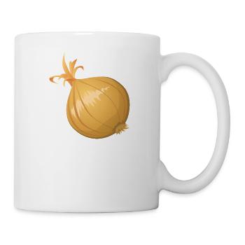 zwiebeln onion halloween gemuese vegetables34 - Tasse - Weiß - Rechts
