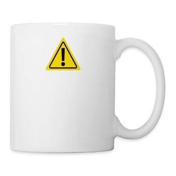 Ich bitte um Aufmerksamkeit - vielen Dank - Tasse - Weiß - Rechts