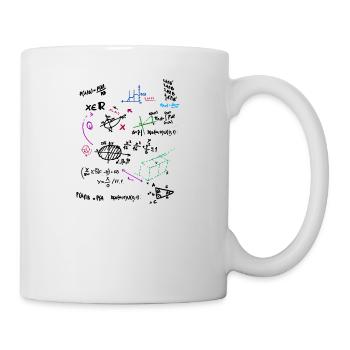 Mathe Komplexe Mathematische Wandtafel mit Formeln - Tasse - Weiß - Rechts