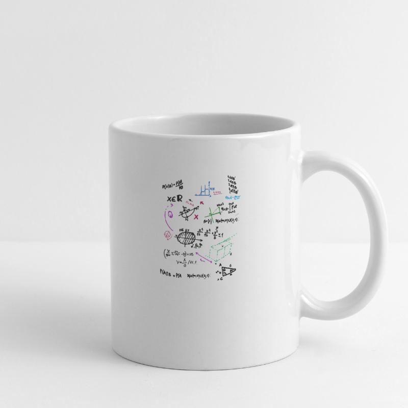 Math Complex Mathematical blackboard with formulas Mug