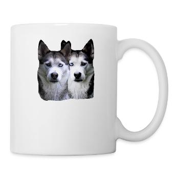 Husky Malamut Schlittenhund Rudel,hunderasse - Tasse - Weiß - Rechts