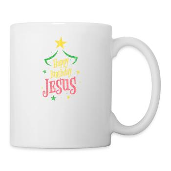 Happy Birthday Jesus | Christmas - Mug - white - Right