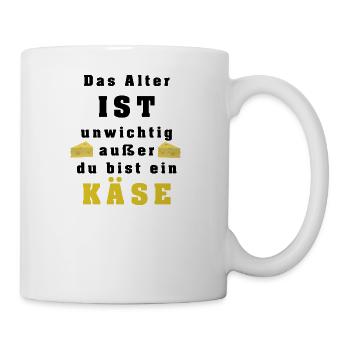 Käse - Tasse - Weiß - Rechts