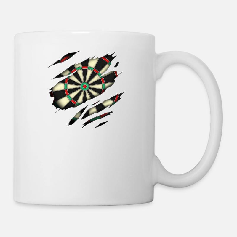 Dart 3 in mir - Tasse - Weiß