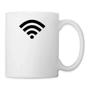 Wi-Fi WIFi Internet Nerd Geek Design Gift - Mug - white - Right
