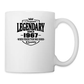 Legendär seit 1967 - Tasse - Weiß - Rechts
