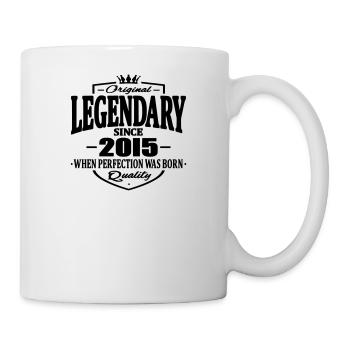 Légendaire depuis 2015 - Mug blanc - blanc - Droite
