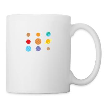 Als ich jung war, gab es noch 9 Planeten - Tasse - Weiß - Rechts