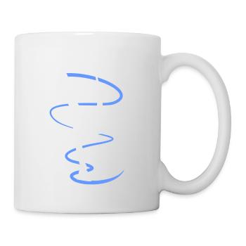 Eiskunstlauf Schlittschuhlauf Eis Figuren Tanz - Tasse - Weiß - Rechts