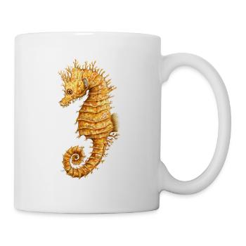 Seahorse - Seahorse - Hippocampe - Tasse - Weiß - Rechts