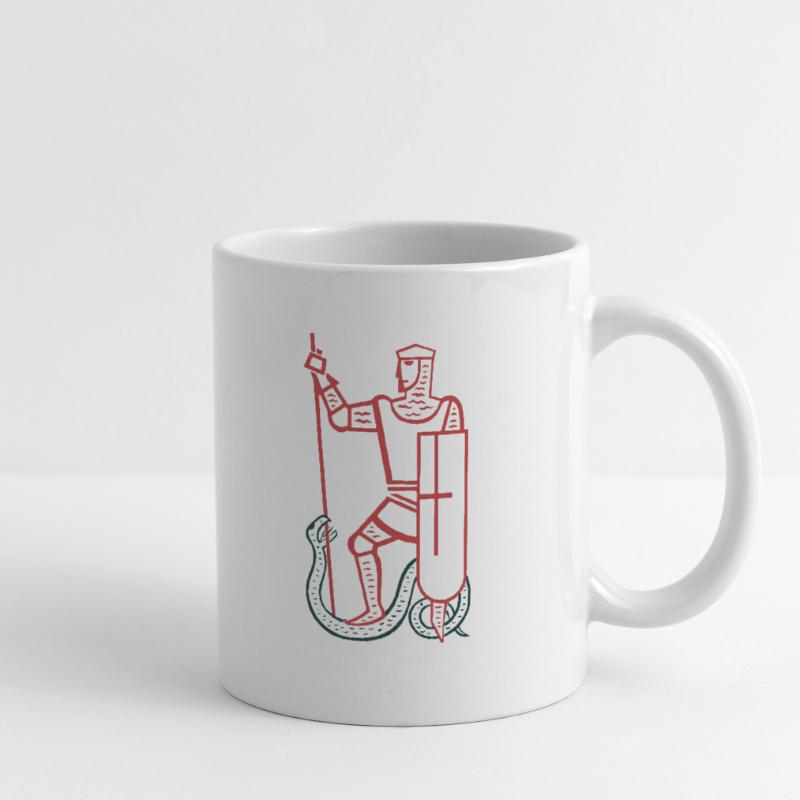 épée épée de chevalier chevalier armor177 Mug blanc
