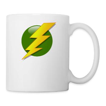 Blitz - Tasse - Weiß - Rechts