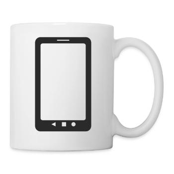 Handy! Geschenkidee Geschenk - Tasse - Weiß - Rechts