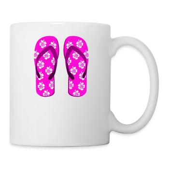 flip flops - Tasse - Weiß - Rechts