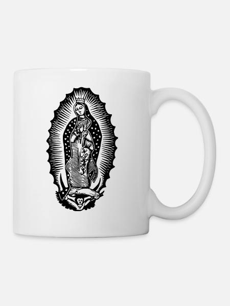 Maria tatouage dessin Christian - Mug blanc - blanc