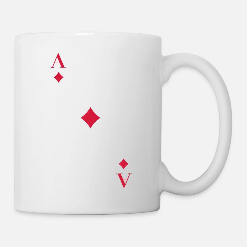as de carreau - Mug blanc - blanc