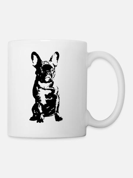 French Bully - Tasse - Weiß