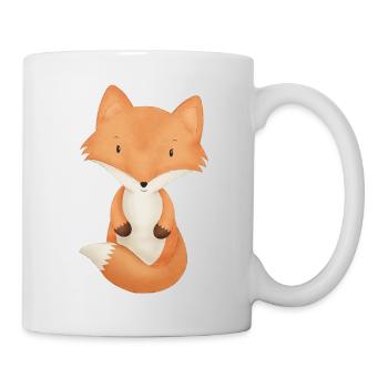 Fuchs - Tasse - Weiß - Rechts