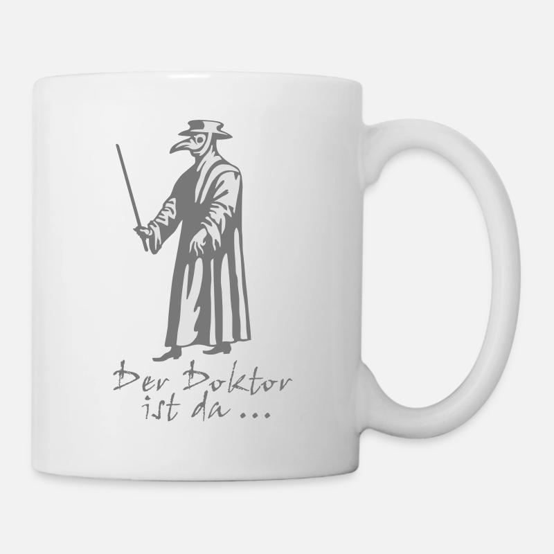 pestdoktor - Tasse - Weiß