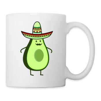 Funny mexico avocado - Mug - white - Right