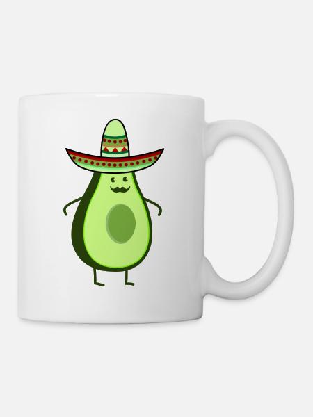 Funny mexico avocado - Mug - white