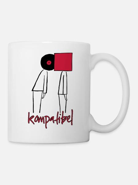 Les collectionneurs de vinyle aiment - Mug blanc - blanc