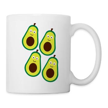 Avocado gift vegan birthday baby - Mug - white - Right