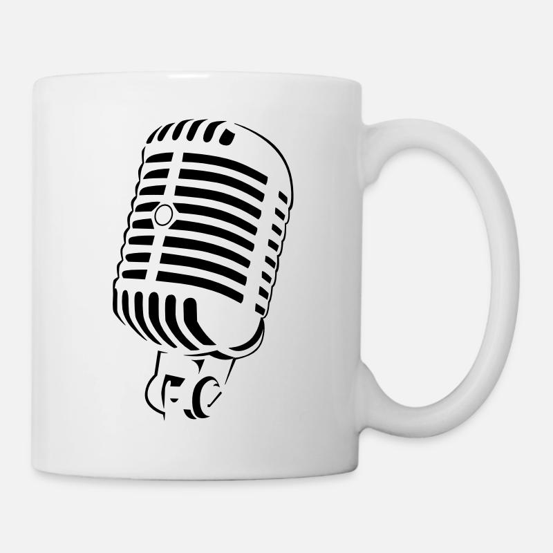 Retro Mikro - Tasse - Weiß