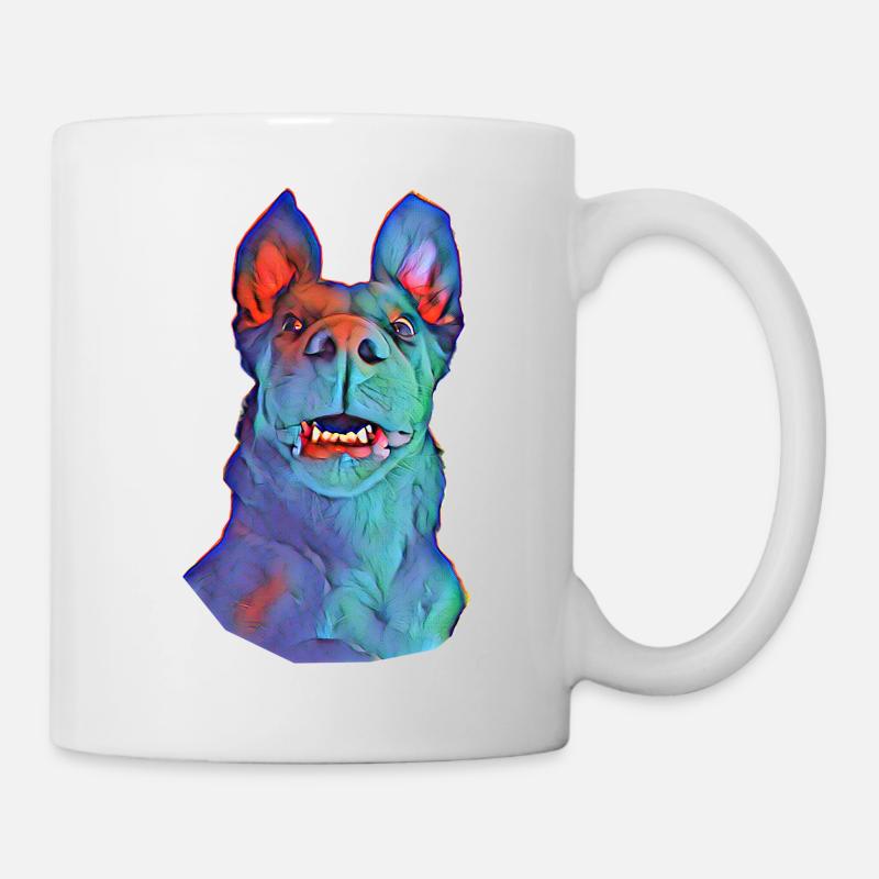 Hund - Tasse - Weiß